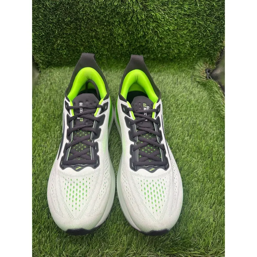 Brooks Glycerin GTS 23 1105031D154 Athletic Shoes Men's 10.5D White Knit Running